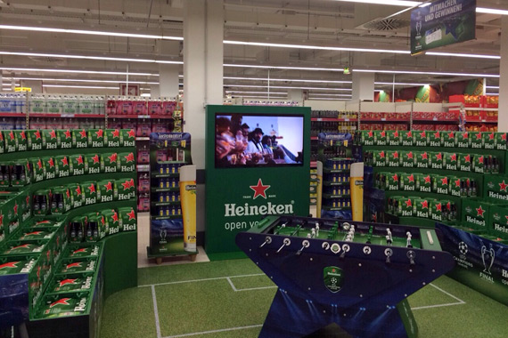 Verkaufsveranstaltung Heineken